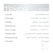 Sax Tenor Platinum Vintage - New Version - Lupifaro - RMusik